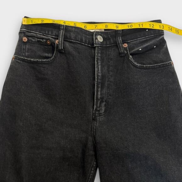 Abercrombie & Fitch Curve Love The Ankle Straight Ultra High Rise Jeans 26/2S - Picture 7 of 9
